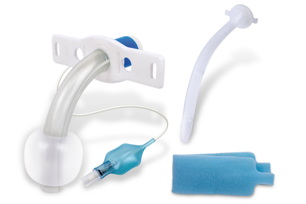 Canula para traqueostomía con balon