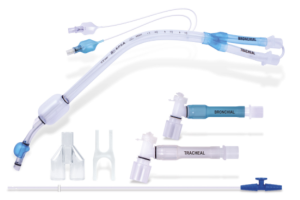 Tubo bronquial doble lumen (derecho)